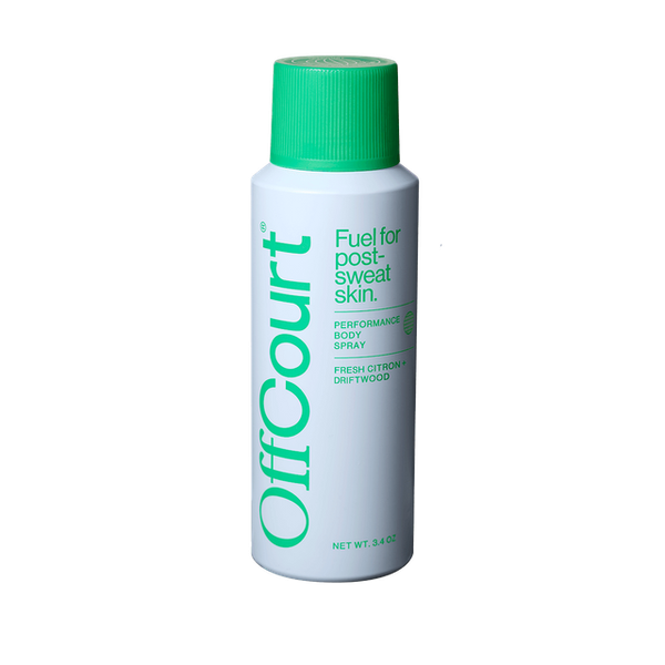 OffCourt Performance Body Spray, Fresh Citron + Driftwood