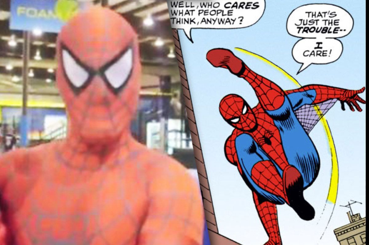 Why Do Times Square Spider-Men Keep Getting Arrested? Spider-Man Himself  Explains