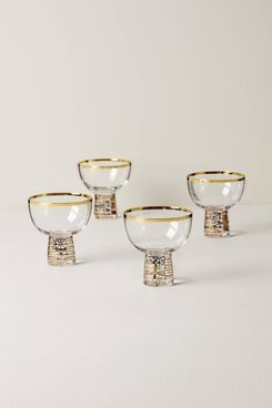 Lenox 897410 Tuscany Classics Gold Frost Coupes