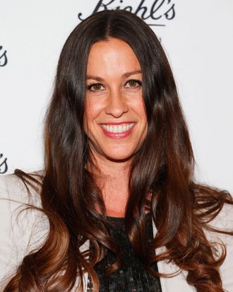 Singer/songwriter Alanis Morissette attends Kiehl's launch of an Environmental Partnership Benefiting Recycle Across America at Kiehl's Since 1851 Santa Monica Store on April 17, 2013 in Santa Monica, California. 