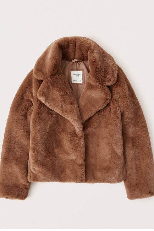 20 Best Faux Fur Coats 2020 The, Brown Faux Fur Coat Cropped