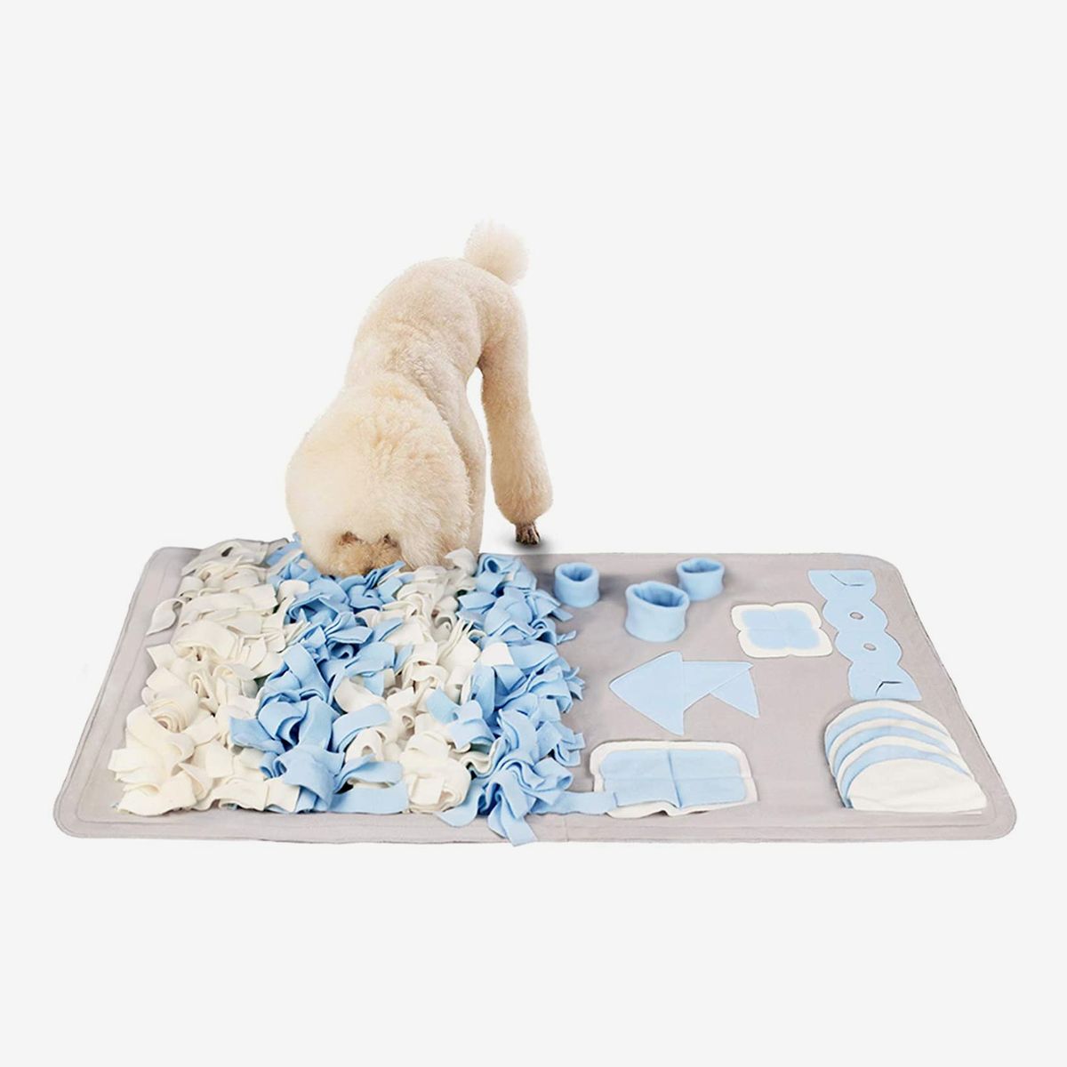 C N//U Pet Snuffle Mat Flower Shape Feeding Mats for Dogs Training Slow Feeding Mat,Dog Sniff Carpet Interactive Toys for Pet Cats Dogs Stress Release