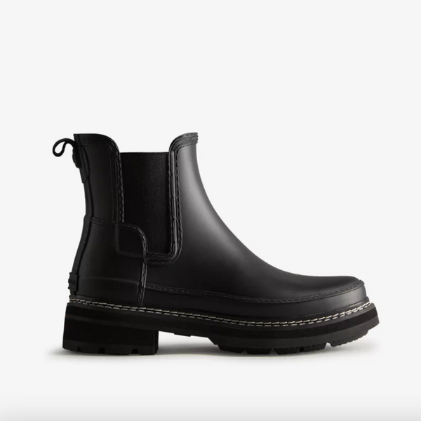 Hunter Refined Stitch Detail Chelsea Boots