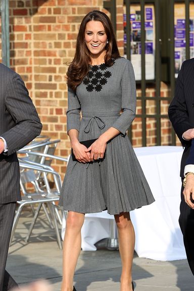 LONDON, ENGLAND - MARCH 15:  Catherine, Duchess of Cambridge visits The Prince’s Foundation for Children and The Arts at Dulwich Picture Gallery on March 15, 2012 in London, England.  (Photo by Danny Martindale/WireImage)
