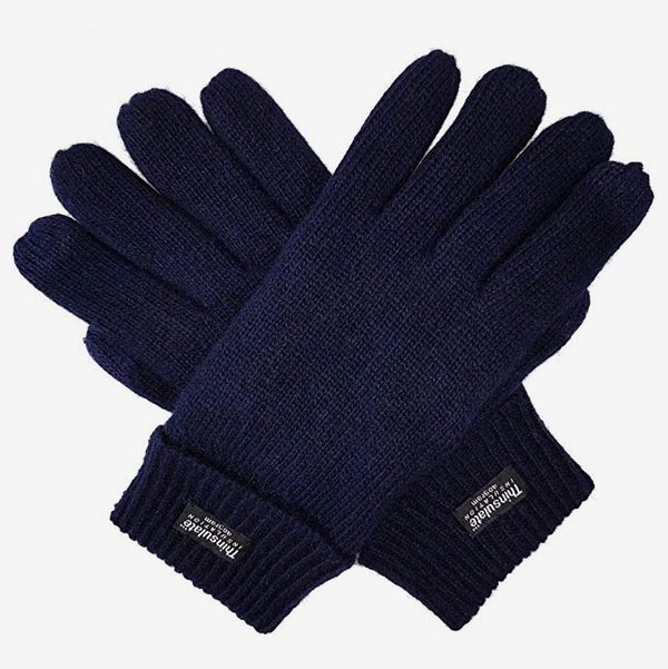 HZHY Mens Touchscreen Gloves,Winter Warm Knit Gloves with Soft Lining,Thermal Gloves for Men and Women