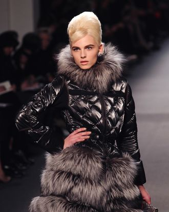 Pejic in Gaultier's fall 2011 show.