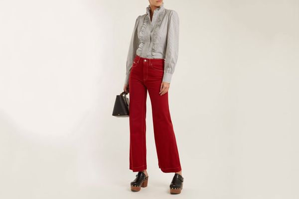 Alexa Chung High-Rise Kick-Flare Jeans