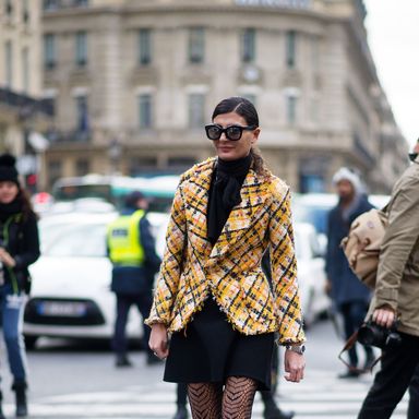 Street Style: Patterned Coats and Backless Mules