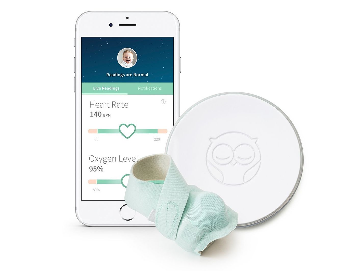 baby heart rate and oxygen monitor