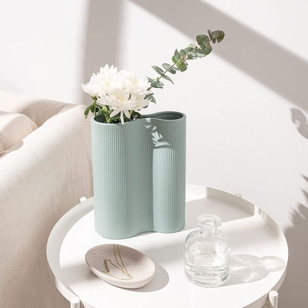 Luxe Infinity Blue Vase
