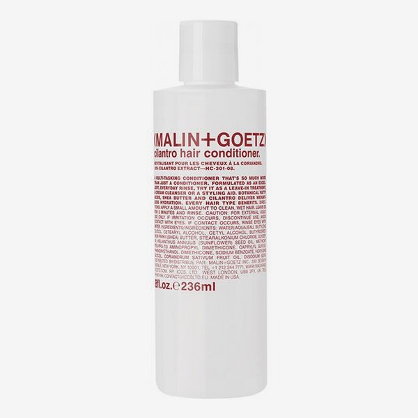 Malin and Goetz Cilantro Hair Conditioner.