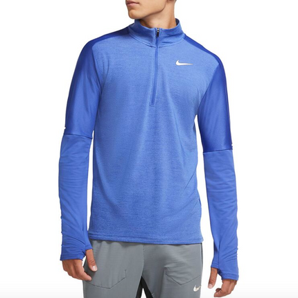 Men's Quarter Zip Fleece Pullover Thermal Long Sleeve Shirts Running Athletic Tops 
