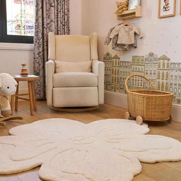 Sage & Wild Flower Washable Wool Rug