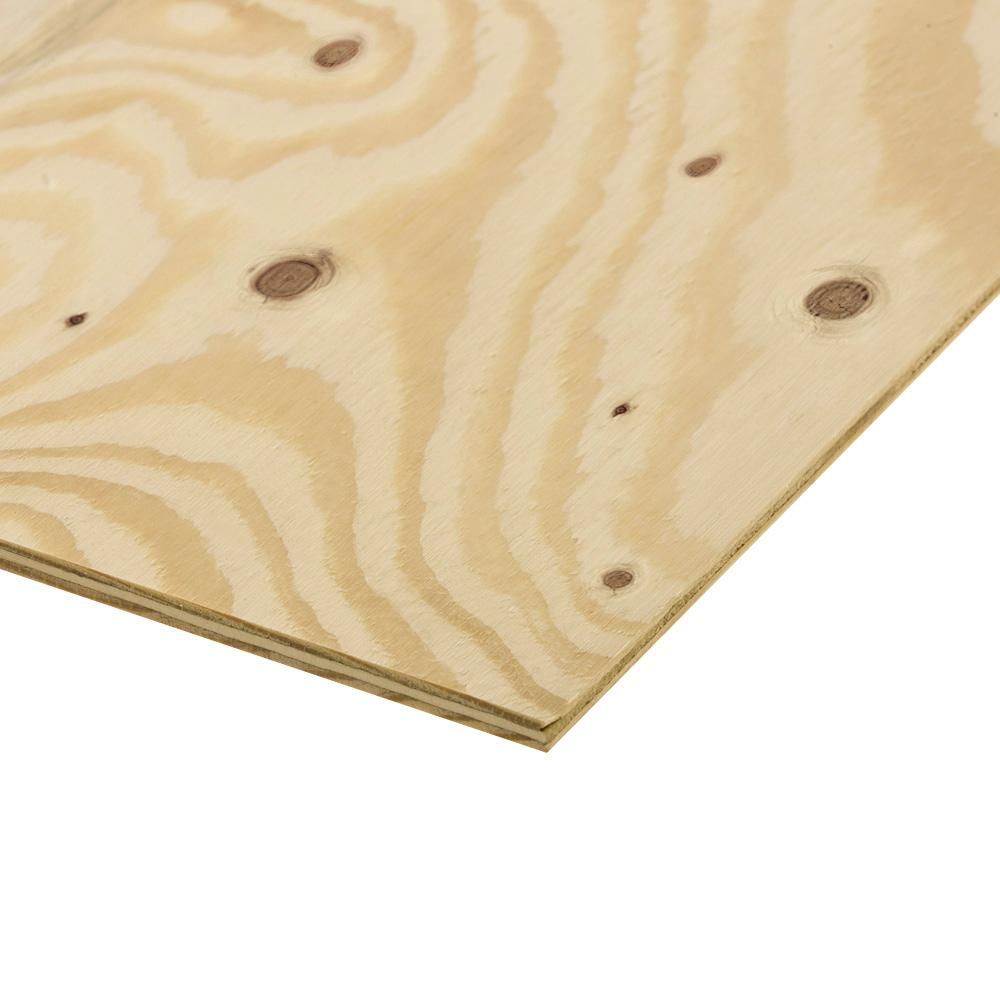 3/4 in. x 4 ft. x 8 ft. Grondcontact druk behandeld Pine Performance Rated mantel
