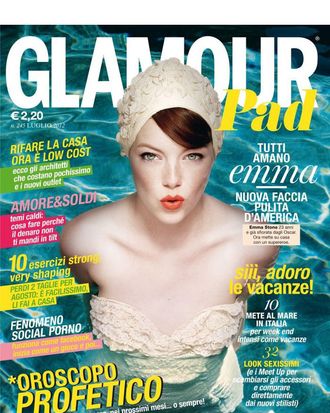 Emma Stone for <em>Glamour</em> Spain.