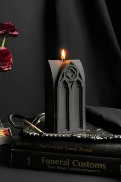 Graveyard Wonders Gothic Arches Candle