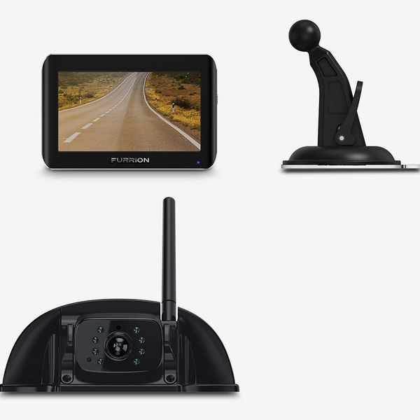 Furrion Vision 4.3 Inch Wireless RV Backup System with 1 Rear Sharkfin Camera