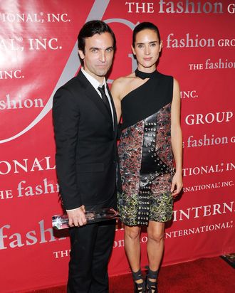 Nicolas Ghesquiere and Jennifer Connelly.