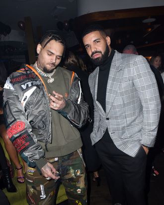 Drake's Coat Lets Everyone Know Who Brought The Party