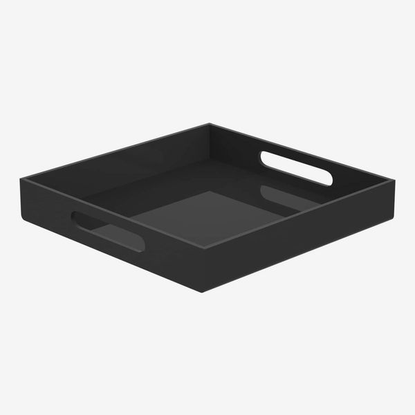 NIUBEE Acrylic Serving Tray 12x12 Inches