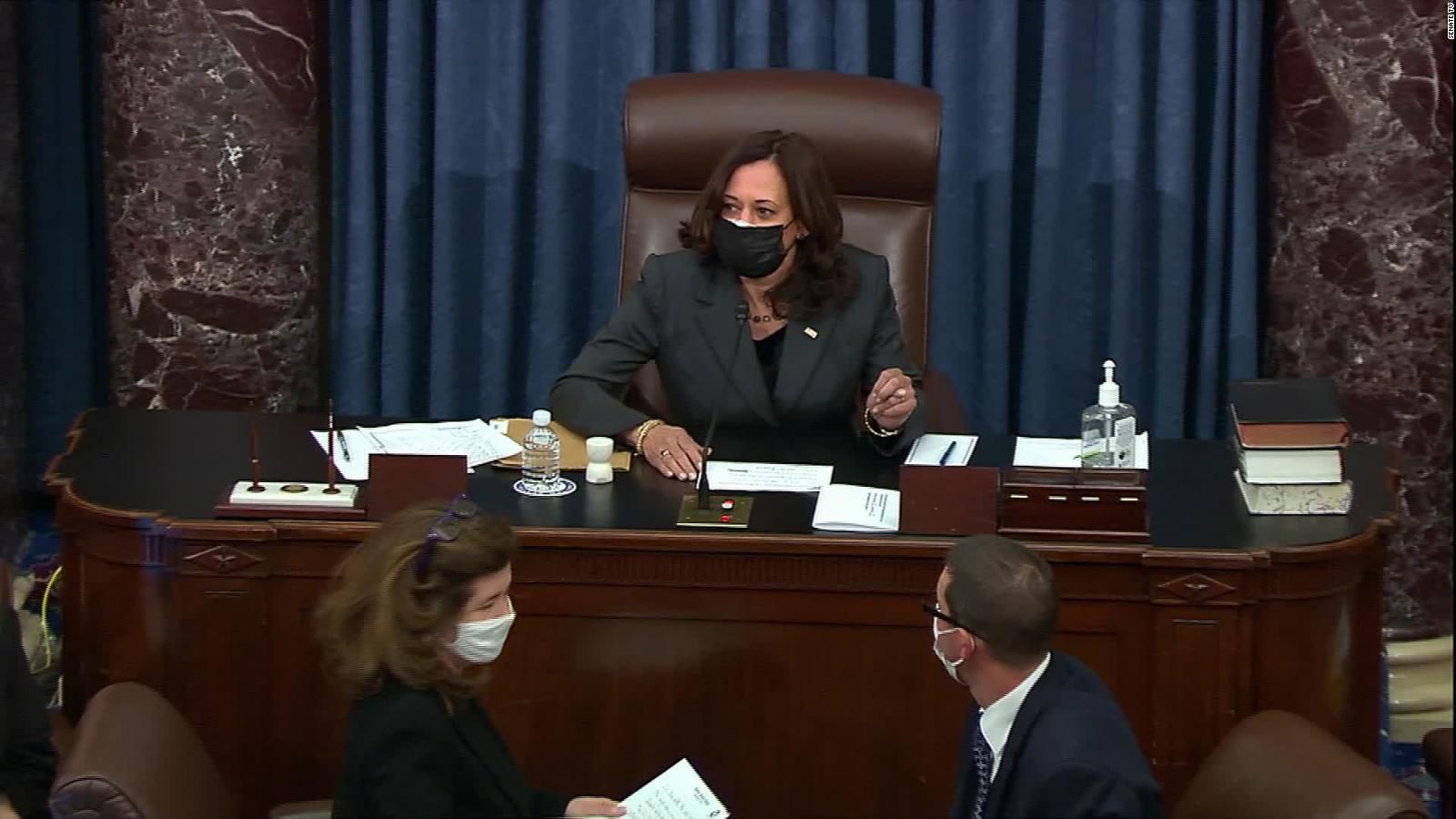 All the times VP Kamala Harris cast a tie-breaking vote in the Senate