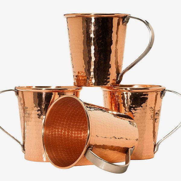 Sertodo Copper CMM-18-4 Moscow Mule Mug Set