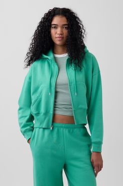 Gap VintageSoft Wedge Zip Hoodie