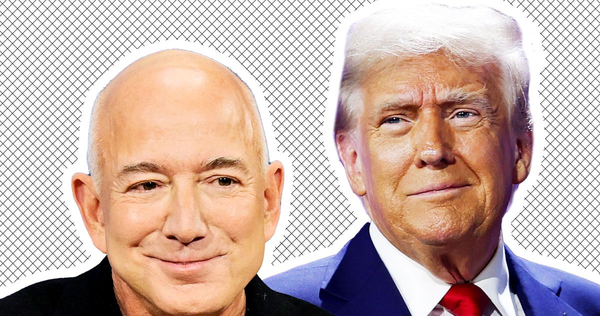 Jeff Bezos dined with Trump at Mar-a-Lago