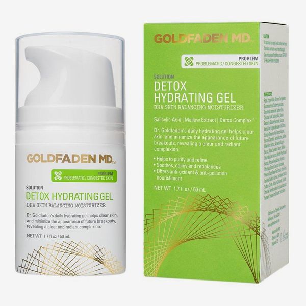 Goldfaden MD Detox Hydrating Gel, BHA Skin-Balancing Moisturizer