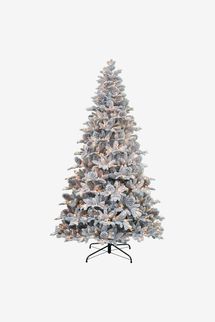 Michaels Pre-Lit 7.5-Foot Vermont Pine Flocked Artificial Christmas Tree