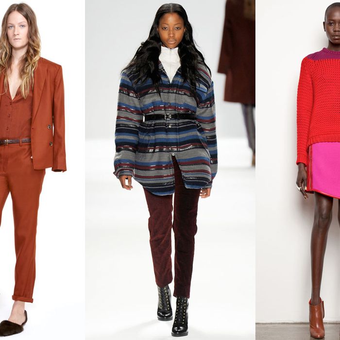 From left: Looks from Jenni Kayne, Richard Chai Love, and M. Patmos