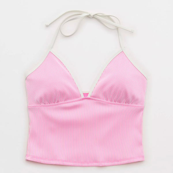 Aerie Ribbed Halter Tankini
