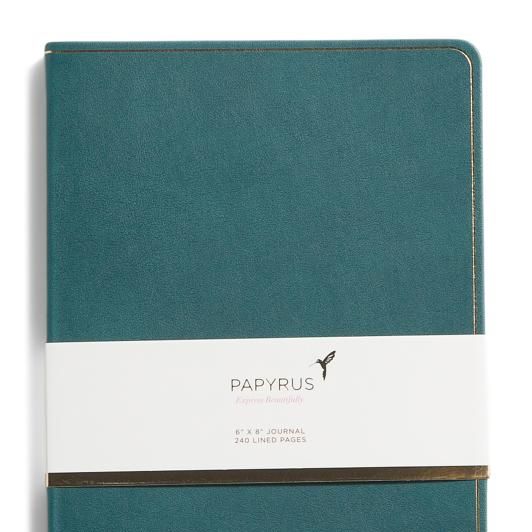 PAPYRUS 6x8 Faux Leather Journal