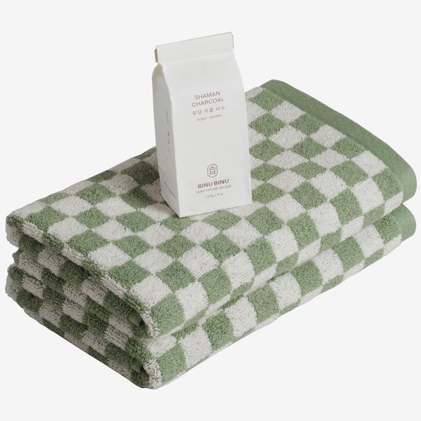 Baina Hand Towels & Soap Gift Set