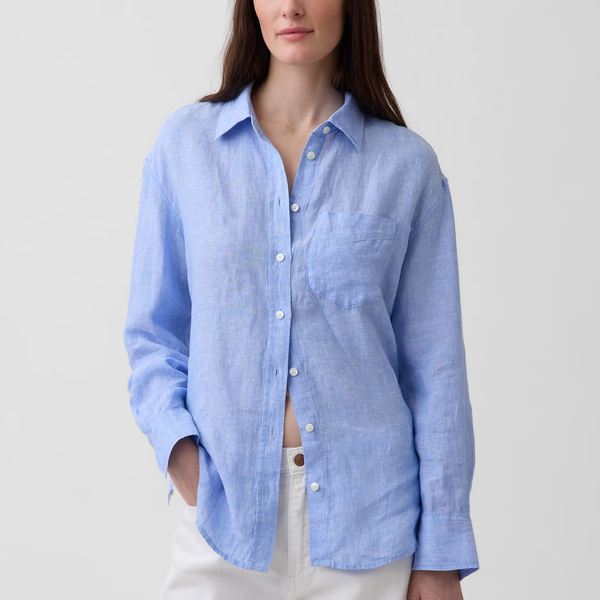 Gap 100% Linen Oversized Shirt