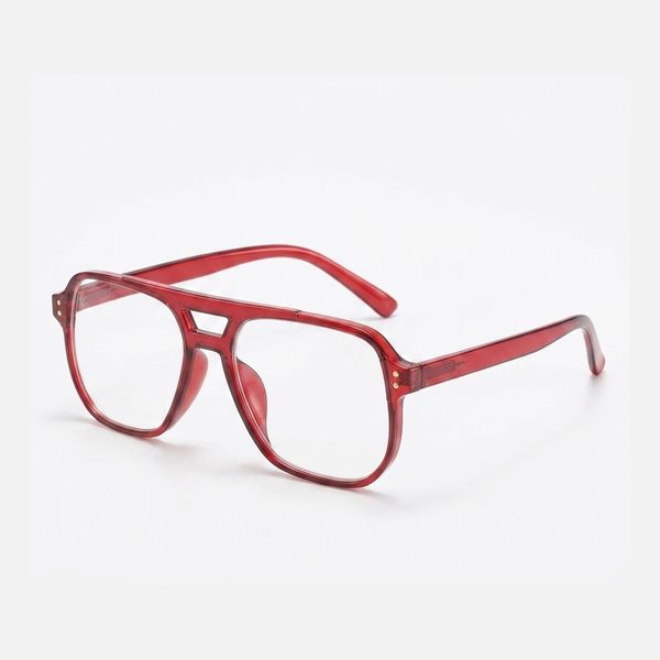 Ryan Simkhai Eli Transparent Red Glasses