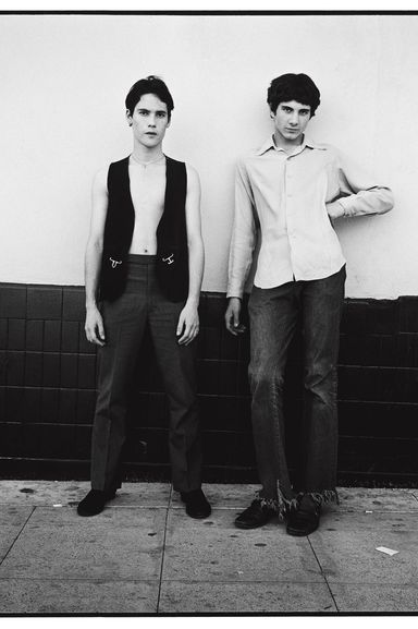 “I’ve noticed there’s a lot of skin in this book, a lot of men exposing their chests, which you don’t see that much anymore. It’s a very sexualized move — it was a period of sexual liberation. There was a performance aspect, and an exposure aspect. An aspect of, we can show ourselves.”