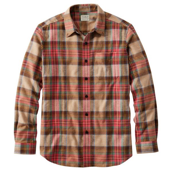 L.L. Bean Men's Scotch Plaid Flannel Shirt