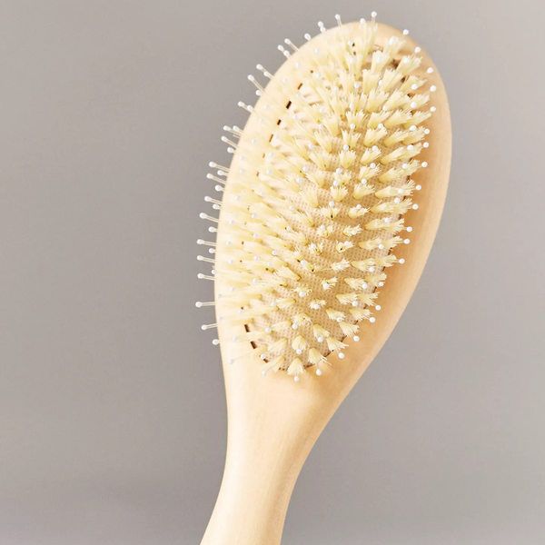 By Anthropologie Naturals Collection Wood Oval Hairbrush
