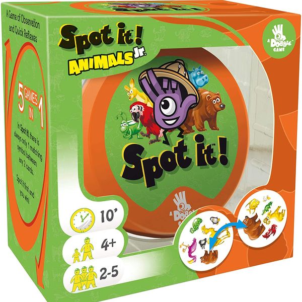 Spot It! Junior Animals Card Game