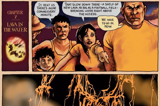 Hot Lava And Cool Artwork Exclusive Comics Excerpt From Don Wood S Into The Volcano Slideshow Vulture