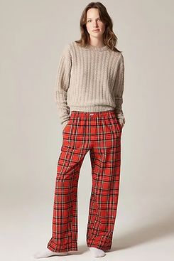J.Crew Flannel Pajama Pant in Good Tidings Plaid
