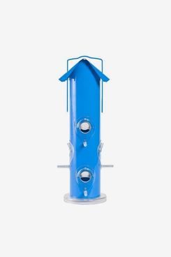 Perky-Pet Blue Metal Tube Bird Feeder