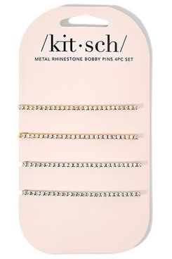 Kitsch Rhinestone Bobby Pins