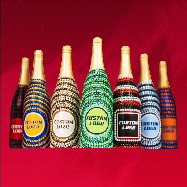 Custom College Bling Bottle