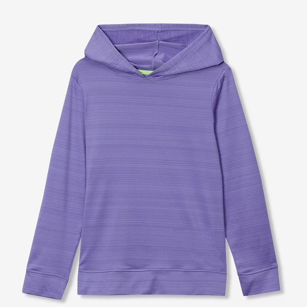 Lands' End Kids Sunshade UPF 50 Chlorine Resistant Long Sleeve Sun Hoodie Rash Guard