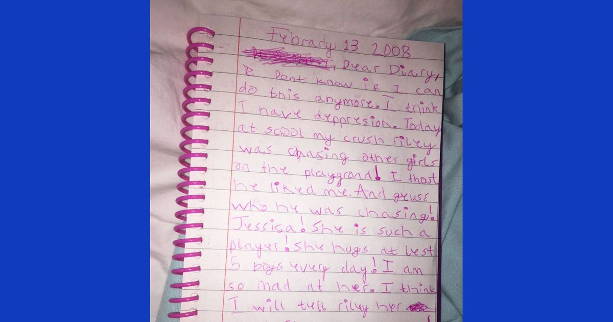 Seven-Year-Old Girl's Diary Goes Viral on Twitter