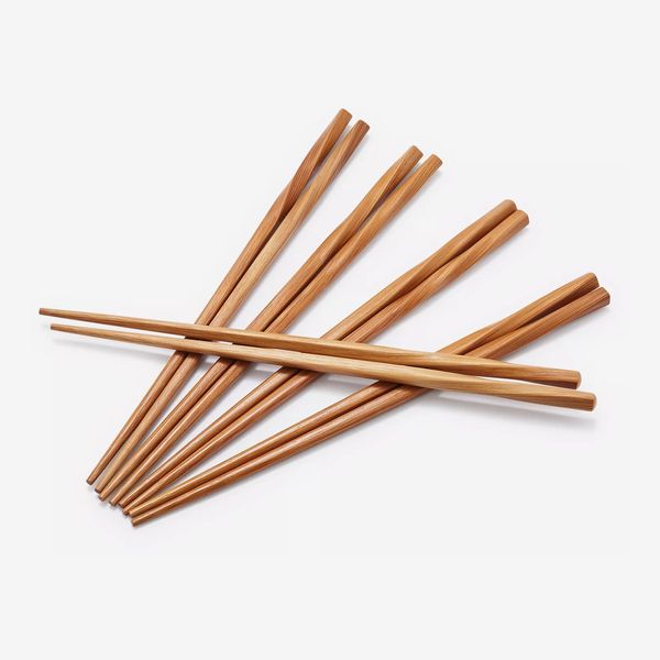 Sur La Table Twisted Bamboo Chopsticks - Set of 5