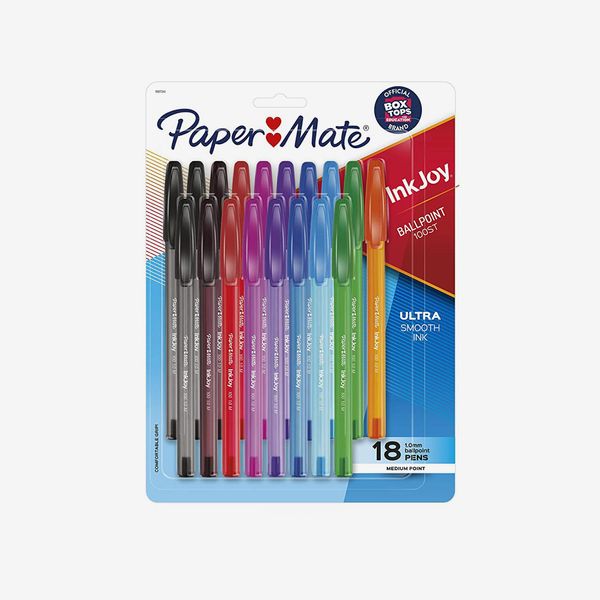 Paper Mate InkJoy 100ST Ballpoint Pens, Medium Point, 1.0mm, Assorted Colors