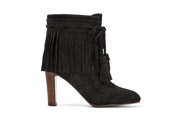 See by Chloe Fringed Suede Ankle Boots